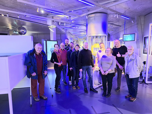 Die vbba-Mitglieder beim Zukunftsmuseum-Besuch