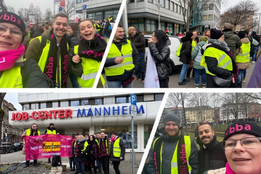 vbba-Kolleginnen und -Kollegen aus dem Jobcenter Mannheim